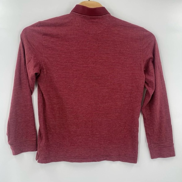 UNTUCKit Men's Red Striped Polo Shirt - Picture 2 of 5